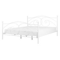 METALLBETT 140/200 cm Weiß Dinard - Weiß, Metall (140/200cm) - Beliani