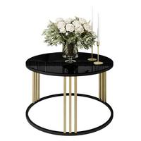 COUCHTISCH LORI GLASS MIX - Goldfarben, Glas (70/70/47cm) - Lookway