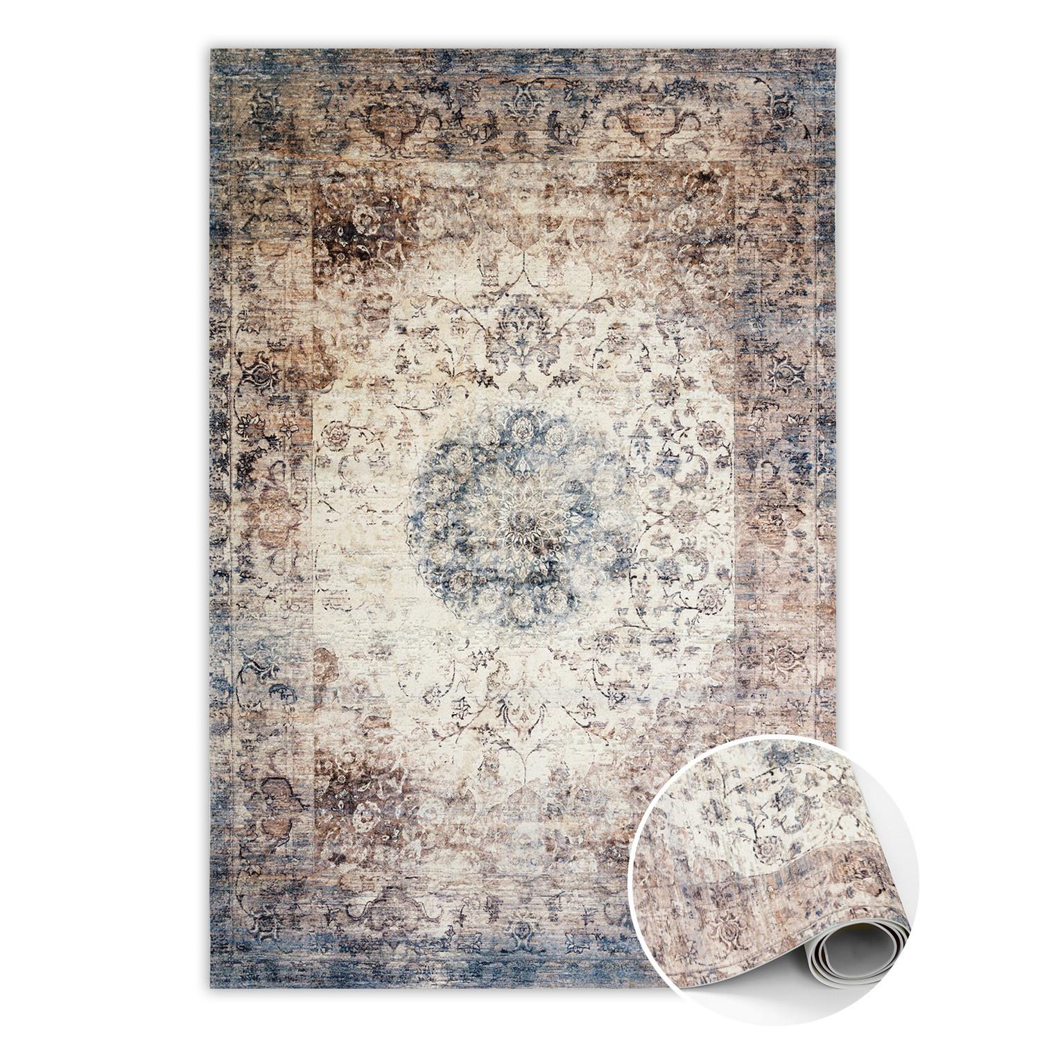 VINYL TEPPICH 150x225 cm Persische Geometrie - Beige, Kunststoff (150/225cm) - TULUP
