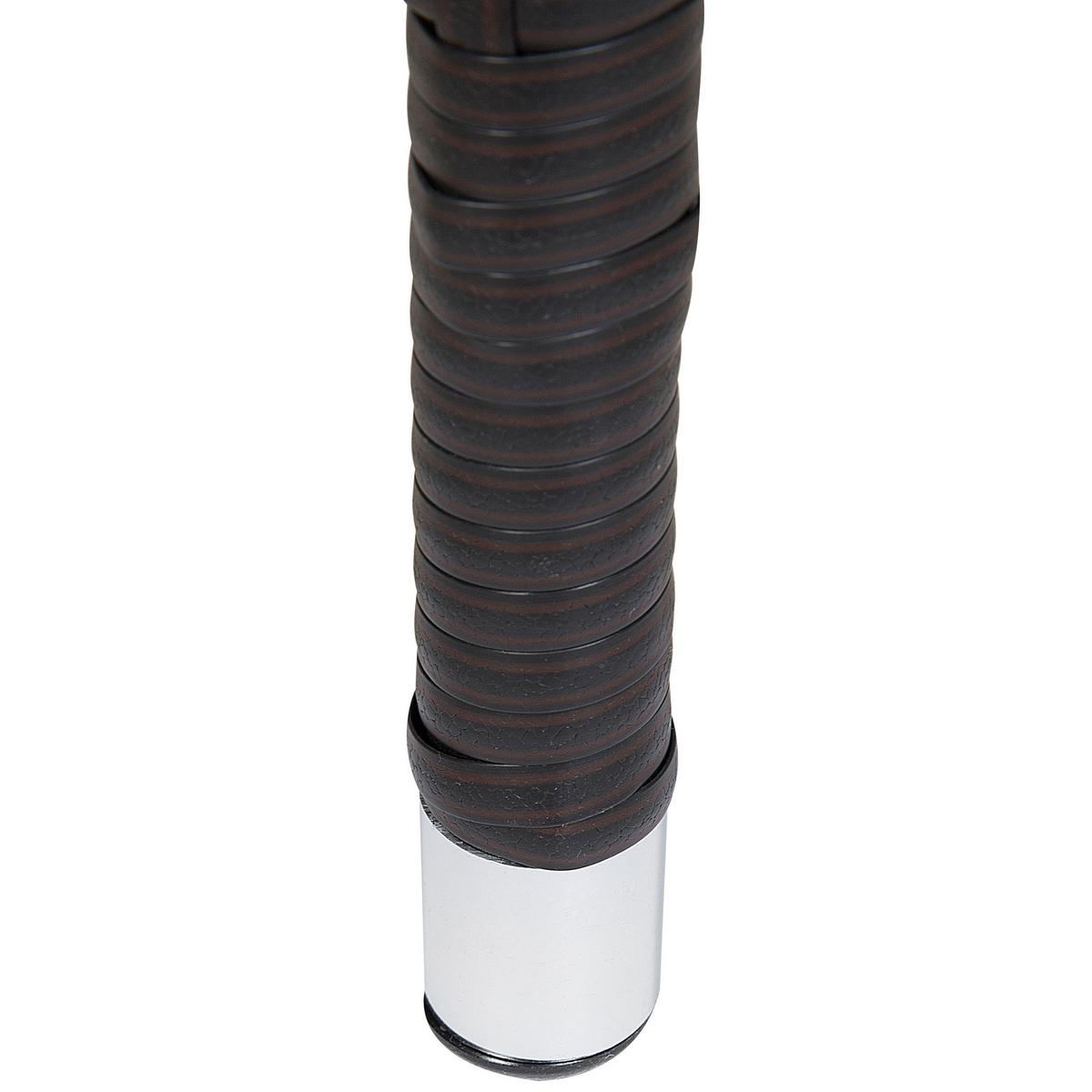 GARTENSESSEL 2er-Set PE Rattan cremeweiß Italy - Braun, Kunststoff (52/86/52cm) - Beliani