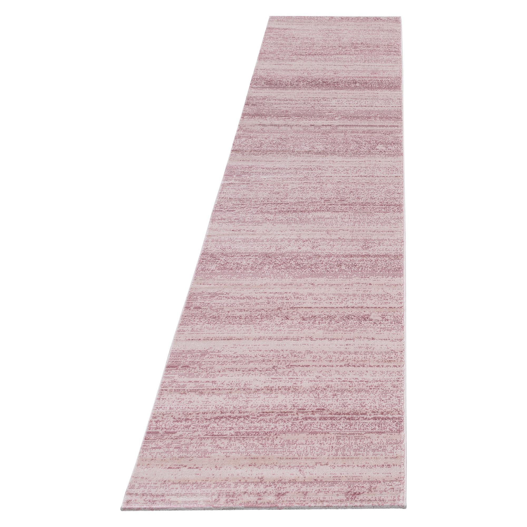 KURZFLORTEPPICH INN, einfarbig, Rosa, 80 x 300 cm - Rosa, Textil (300/80cm) - KADIMA DESIGN