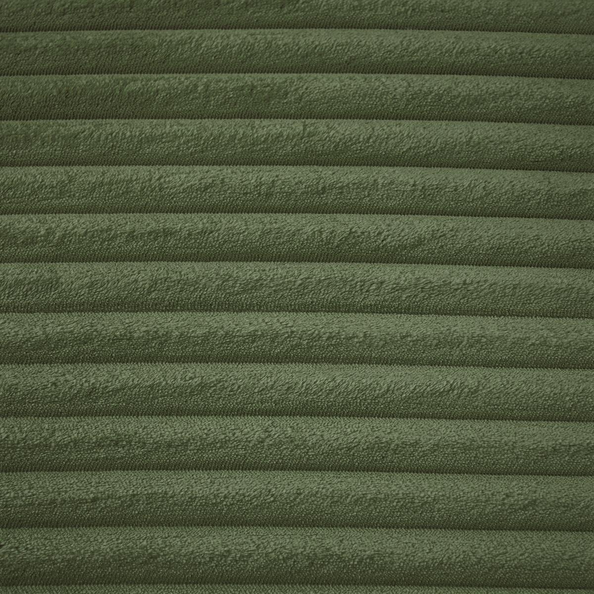 CHAISELONGUE Modernes Cord-Sofa Relaxsessel ohne Montage - Grün, Textil (81/50/117cm) - Urban Meuble
