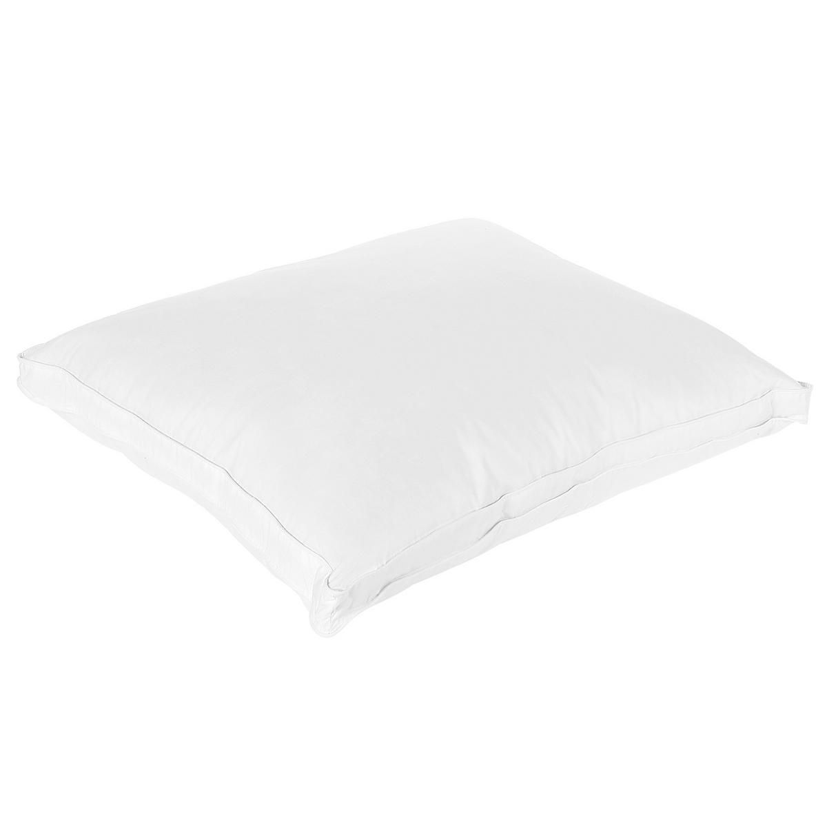 KOPFKISSEN Weiß 50/60 cm Feldberg - Weiß, Naturmaterialien (60/50cm) - Beliani
