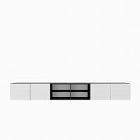 LOWBOARD LIVO 300/41/40 cm, Hängender TV-Schrank Anthrazit / Weiß - Anthrazit/Weiß, Holzwerkstoff (300/41/40cm) - MASSENO