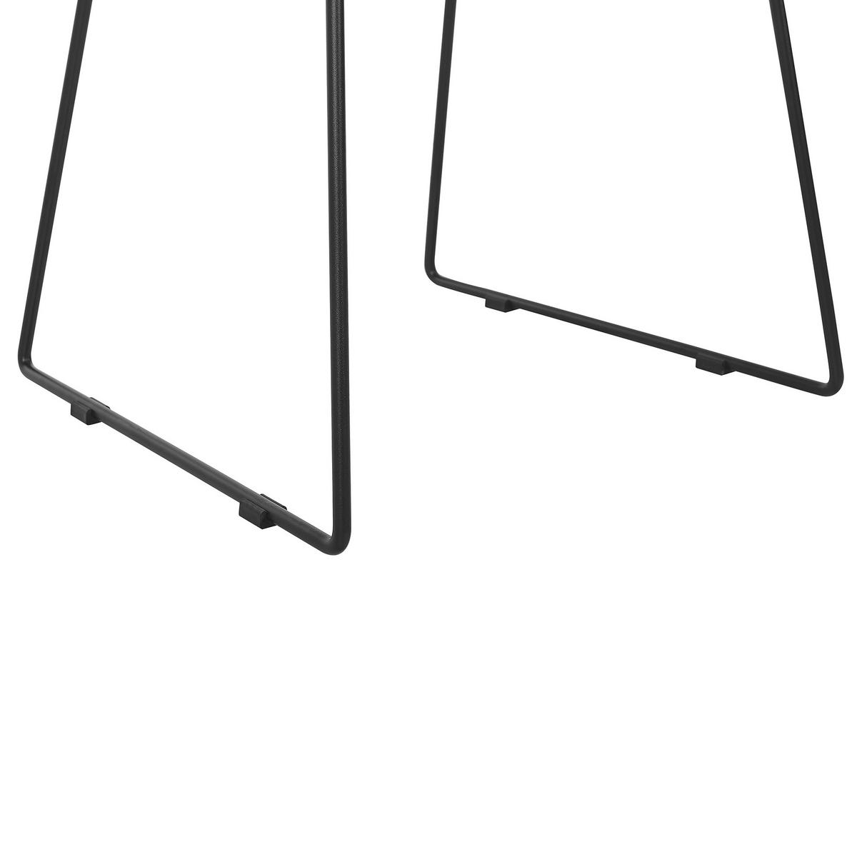 ESSZIMMERSTUHL 2er-Set Kunststoff Weiß Sylva - Weiß, Kunststoff/Metall (58/85/54cm) - Beliani