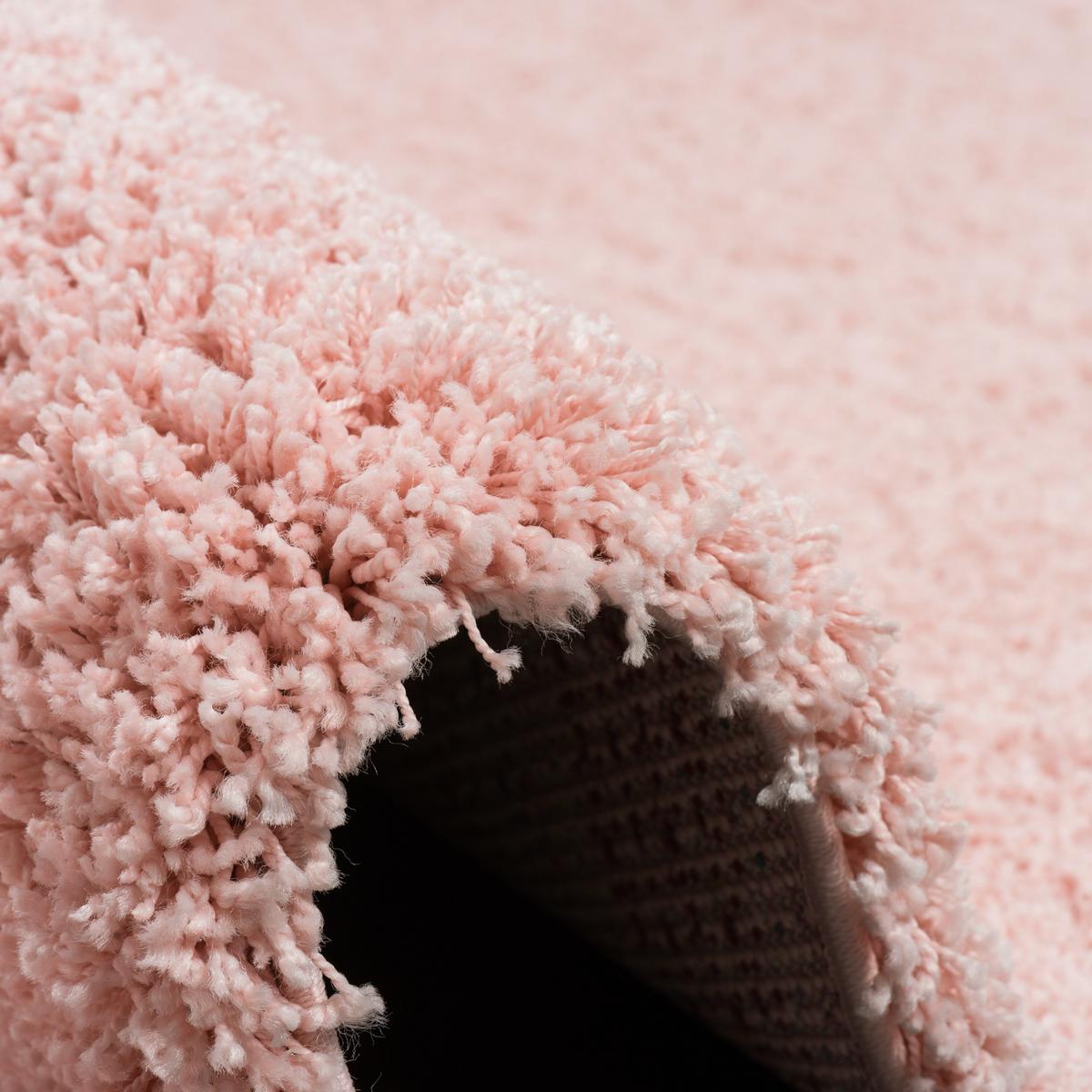 HOCHFLOR LANGFLOR SHAGGY TEPPICH LUXURY - Rosa, Textil (200/290cm) - Pergamon