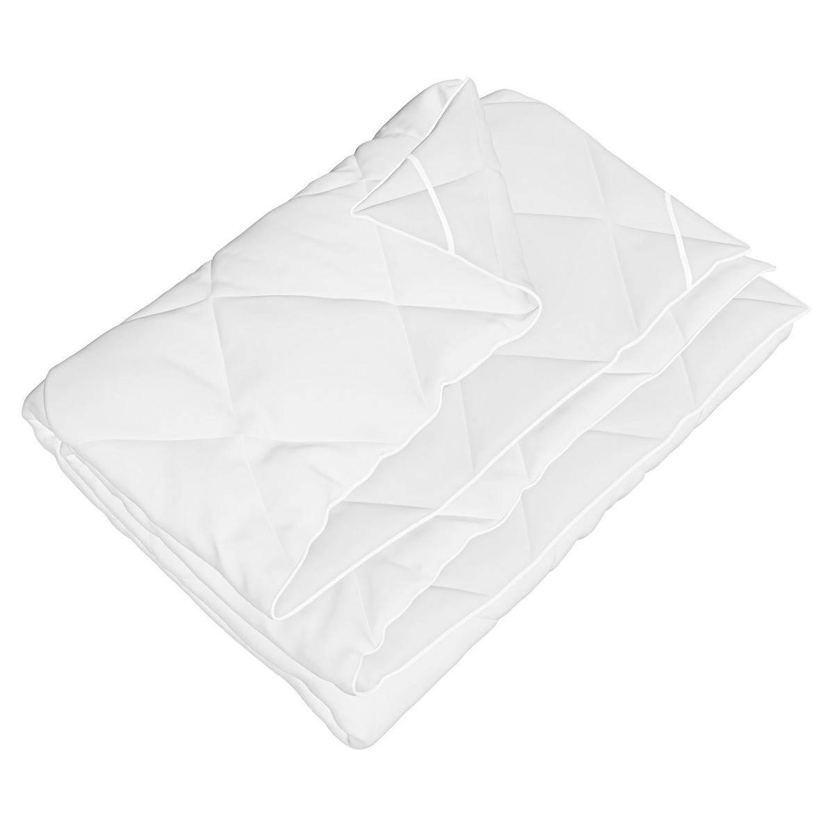 TOPPER für ruhigen Schlaf auf harter Matratze 160 x 200 cm - Weiß, Textil (160/200cm) - Schlaftroll