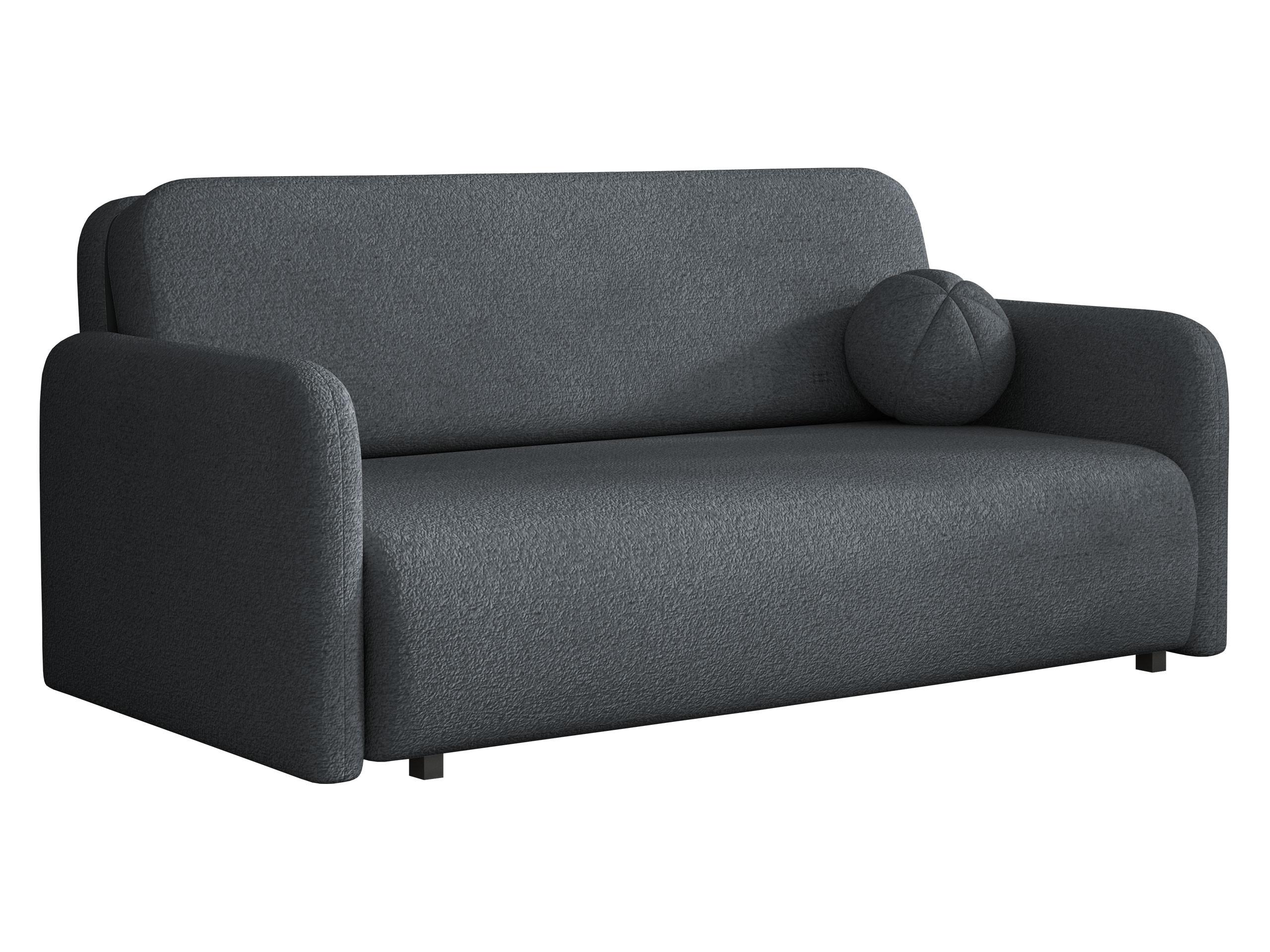 SCHLAFSOFA Viva Sun IV - Dunkelgrau/Schwarz, Holz/Textil (170/85/103cm) - MIRJAN24