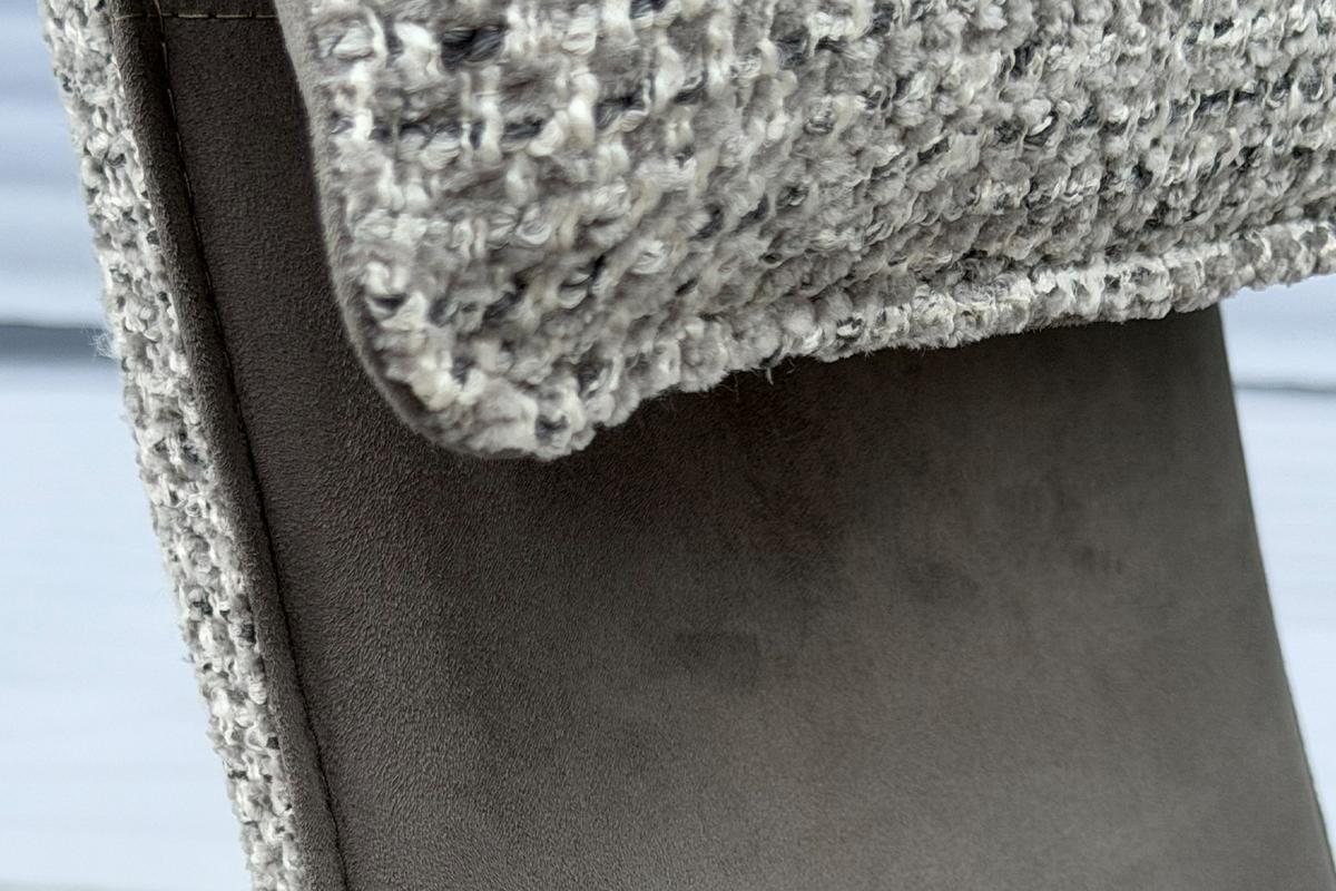 ESSZIMMERSTUHL LYSSIA Grau Webstoff Drehbar (360°) (1er-Set) - Grau, Kunststoff/Textil (49/86/65cm) - KAWOLA