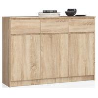 KOMMODE Eiche Sonoma 99/138/40 - Sonoma Eiche, Holzwerkstoff (138/99/40cm) - RAUMHIRSCH FURNITURE