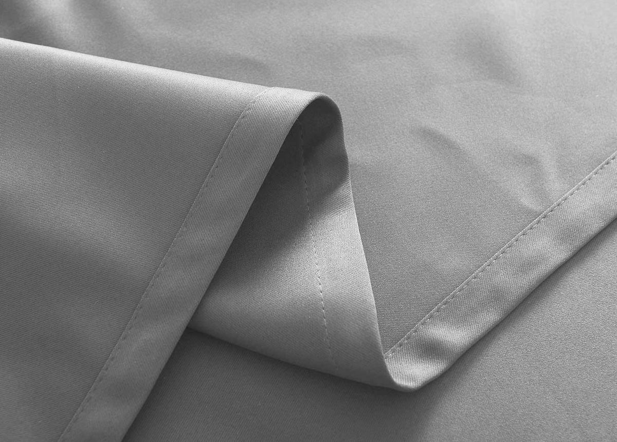 VORHANG 2ER SET NEWYORK HxB 225x295 cm Grau - Grau, Textil (295/225cm) - Gardinenbox