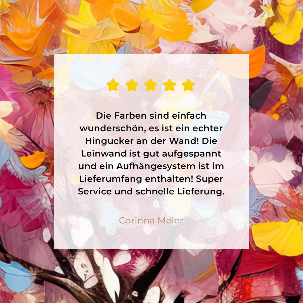 LEINWANDBILD Aquarell - Baum - Kunst - Abstrakt Wanddeko Schlafzimmer 60x90 cm - Rosa, Textil (60/90cm) - MuchoWow
