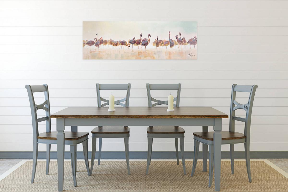 ÖLGEMÄLDE 150/50 cm - Braun, Holz/Textil (150/50cm) - KUNSTLOFT