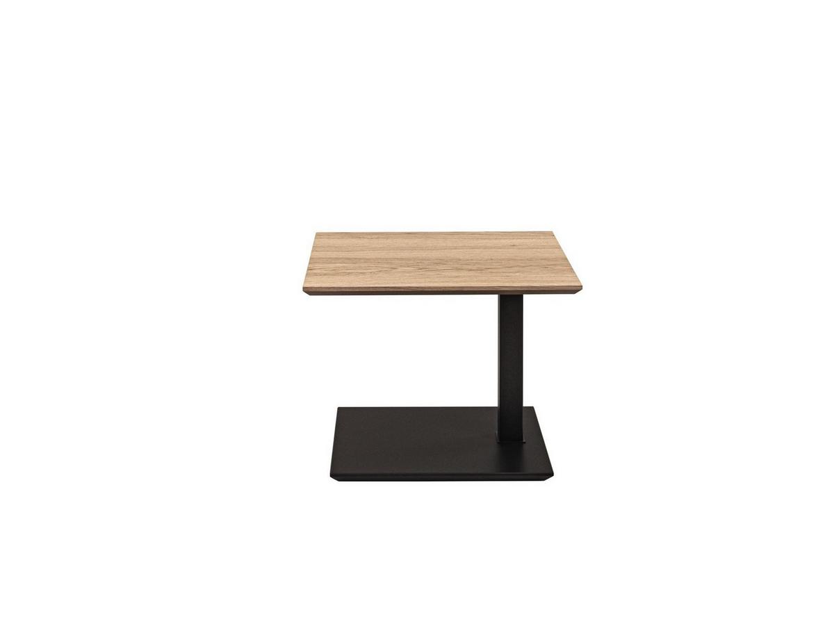 BEISTELLTISCH Cecile 55x47x47 höhenverstellbar Anthrazit/Wildeiche Bianco - Braun, Holz (55/47/47cm) - 58aufmkessel