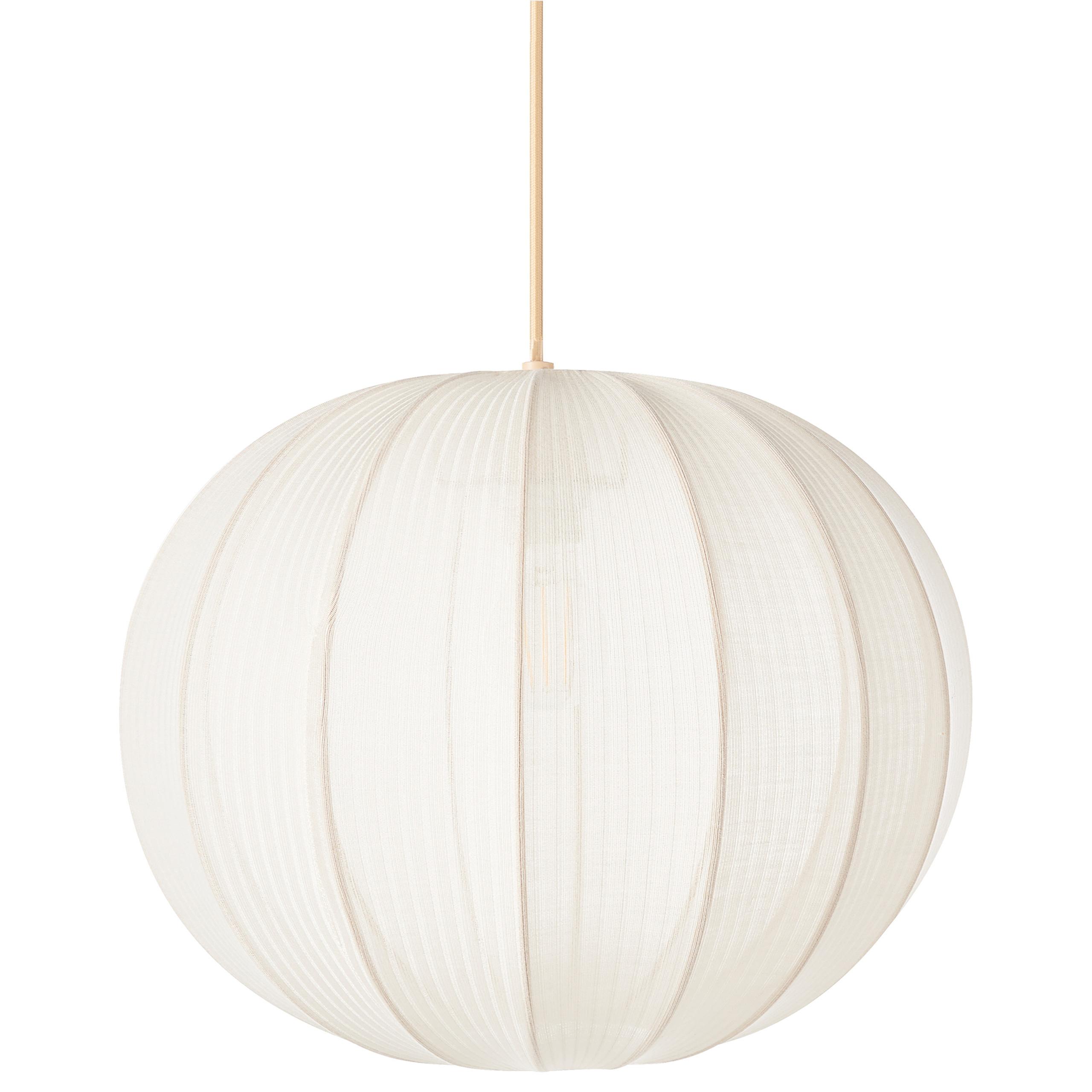 HÄNGELEUCHTE Weiß Marieta - Weiß, Textil (35/35/82cm) - Beliani