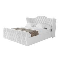 POLSTERBETT mit Bettkasten, Fußteil und Lattenrost, Boxbett mit Matratze H3/H4 - ZORAN-Z 120x200 Weiß - Weiß, Holzwerkstoff/Textil (120/200cm) - ALTDECOR