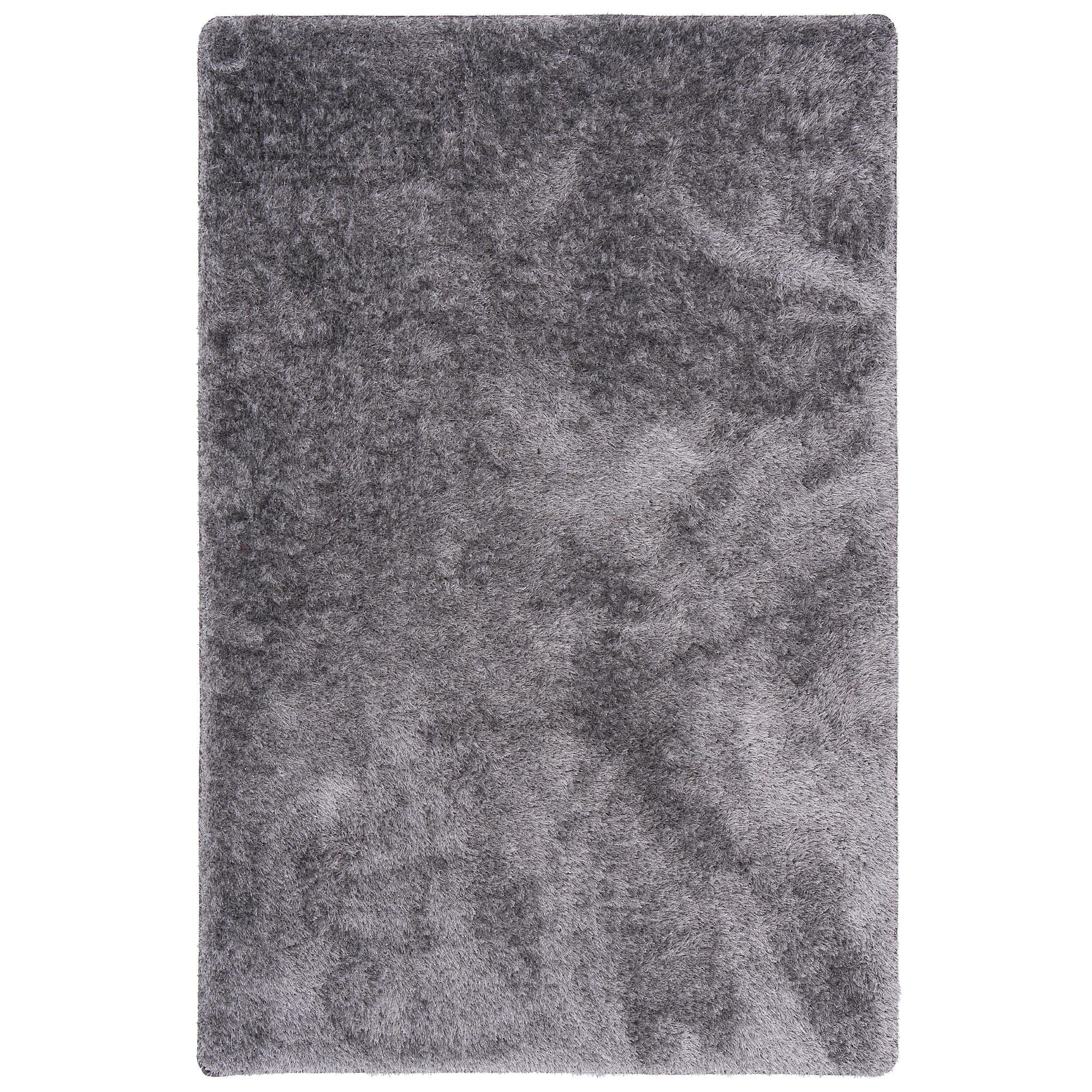HOCHFLOR SHAGGY TEPPICH LUXUS FEELING MIX - Silberfarben, Textil (100/400cm) - Snapstyle