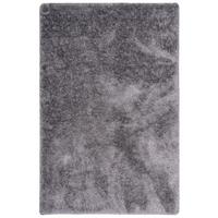 HOCHFLOR SHAGGY TEPPICH LUXUS FEELING MIX - Silberfarben, Textil (133/133cm) - Snapstyle