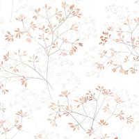 VLIESTAPETE Floral Tapete weiß, rot - Rot/Weiß, Papier (53/1cm) - marburg