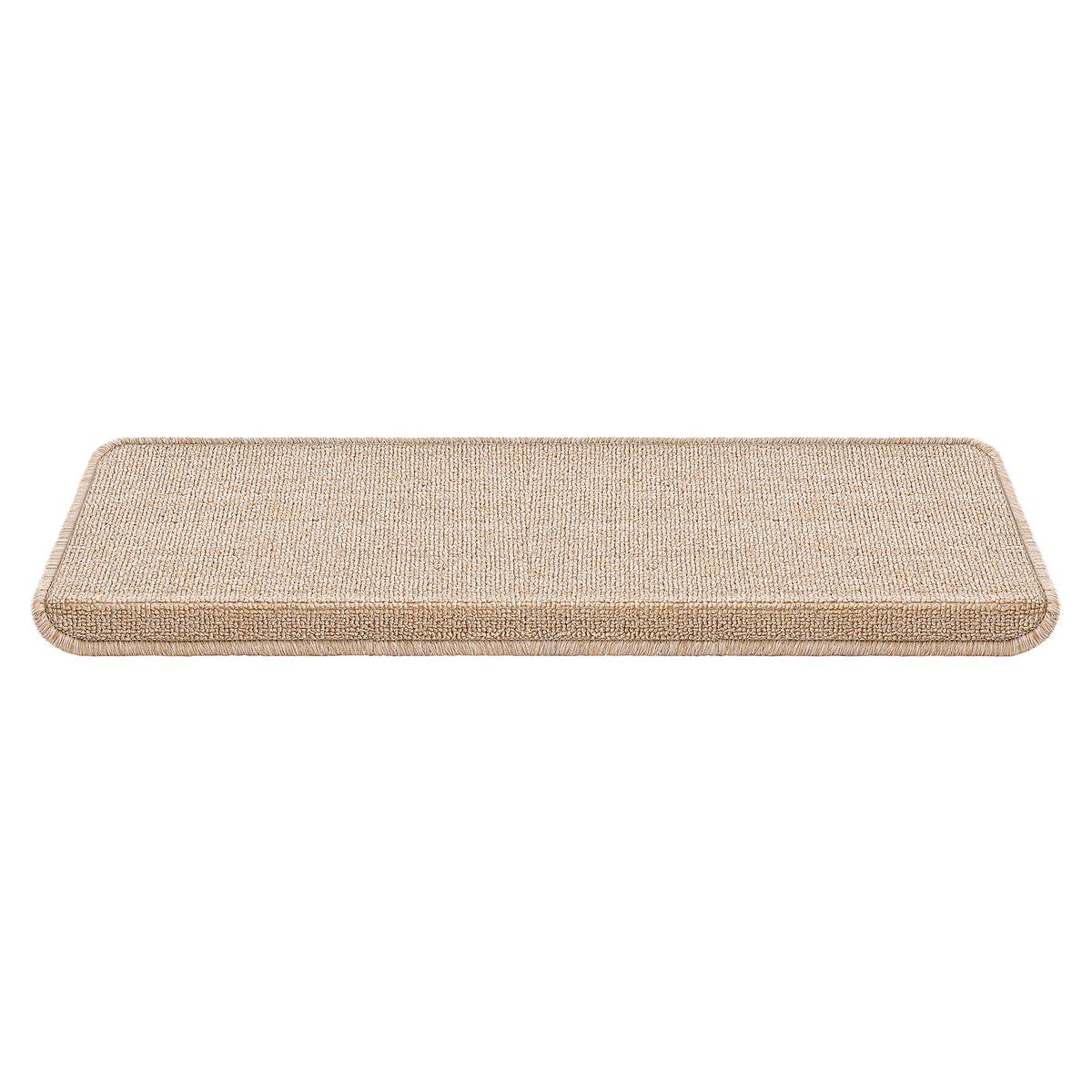STUFENMATTEN-SET 15 TLG. - Beige, Kunststoff (24/65/0.7cm) - [en.casa]