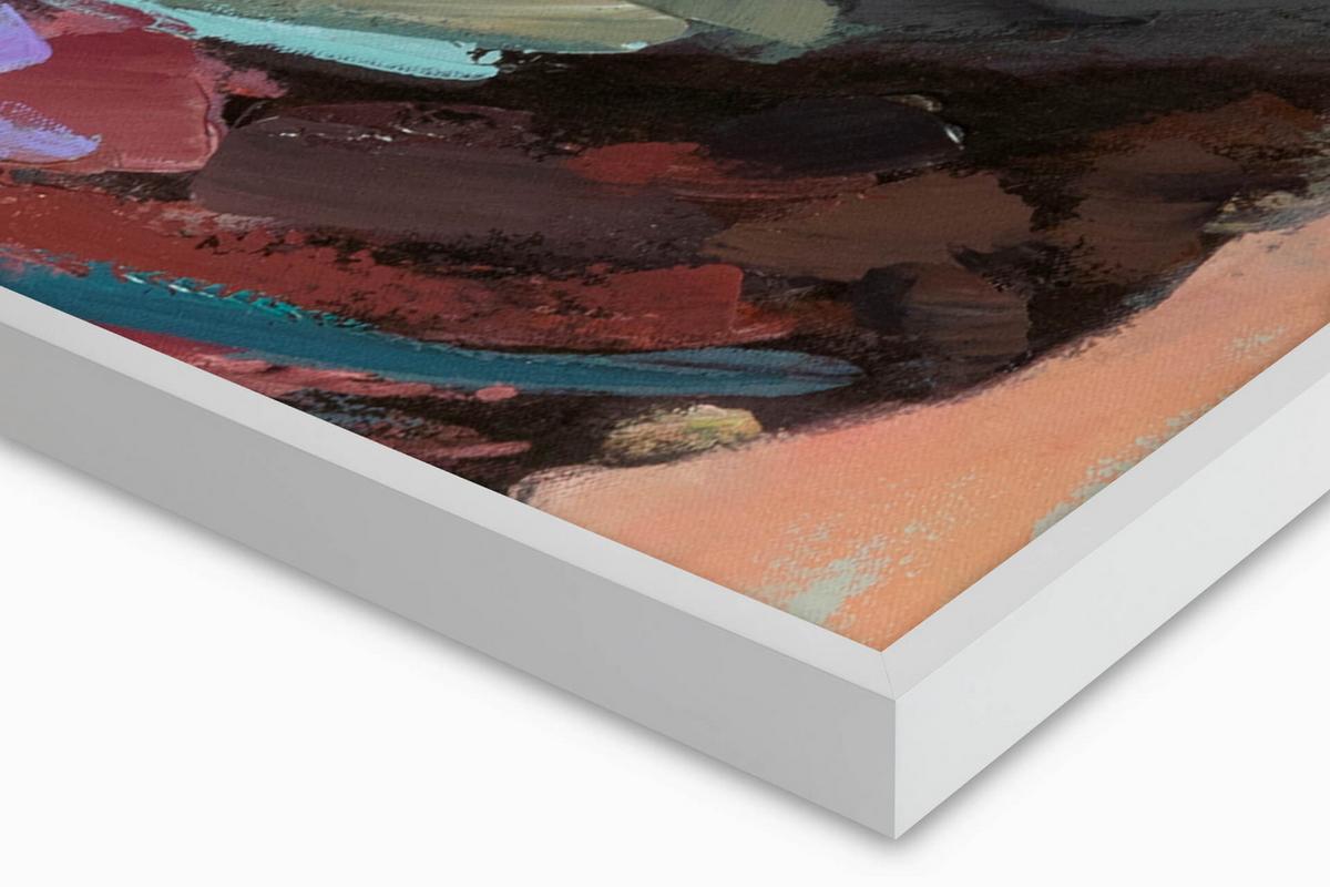 ÖLGEMÄLDE 70/100 cm - Multicolor, Holz/Textil (70/100cm) - KUNSTLOFT