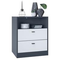 KOMMODE Pino Fronten in Weiß matt - Weiß, Holzwerkstoff (56/67.5/36cm) - Vladon