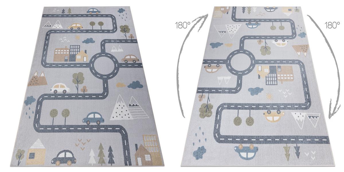 TEPPICH Bono 280/370 cm - Grau, Textil (280/370cm) - rugsX