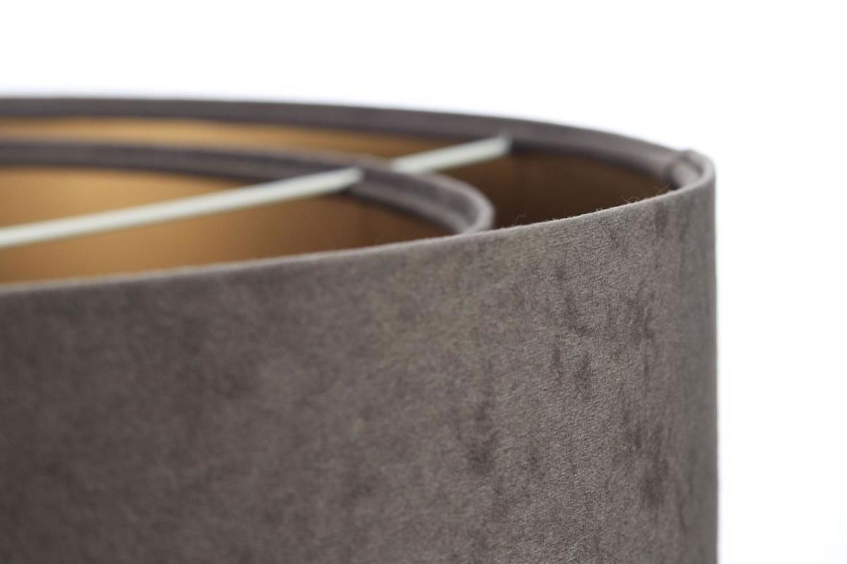 HÄNGELEUCHTE Grau 50/23 cm - Goldfarben, Kunststoff (50/1/23cm) - ONZENO