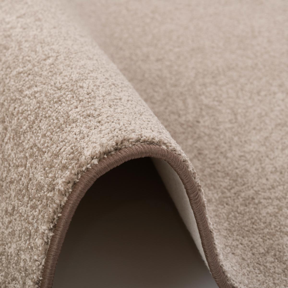 HOCHFLOR VELOURS TEPPICH LUNA - Taupe, Textil (160/200cm) - Snapstyle