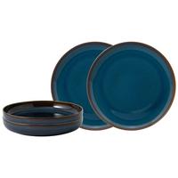 TAFEL-SET Crafted Denim dunkelblau 4-tlg. - Dunkelblau, Keramik (2/2/2cm) - like.Villeroy & Boch
