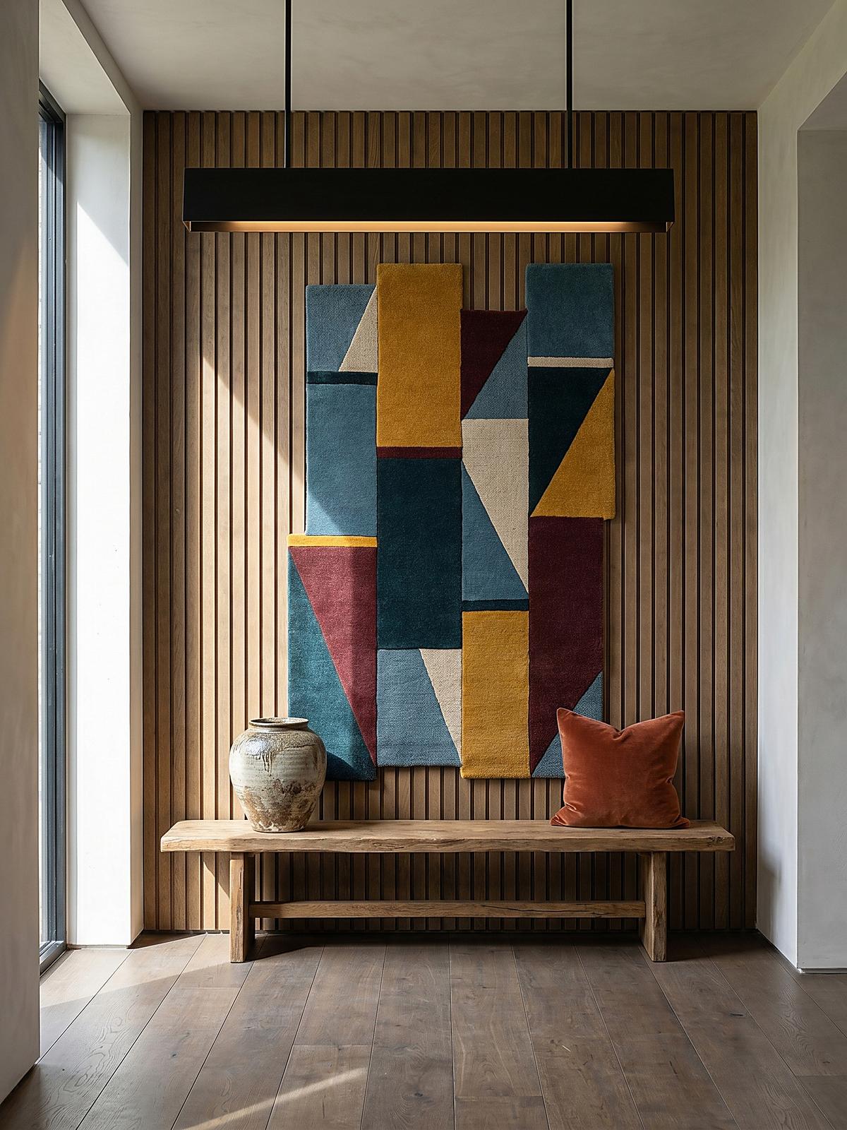 WOLLTEPPICH HALLEIN, abstrakt, Bunt, 120 x 180 cm - Multicolor, Textil (180/120cm) - KADIMA DESIGN