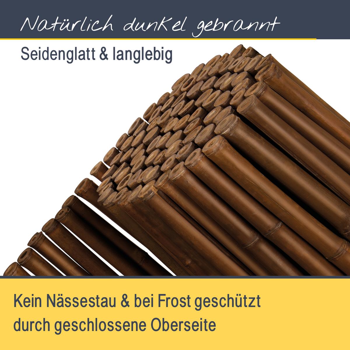 SICHTSCHUTZZAUN SolVision B23 160/250 cm Bambus Braun - Braun, Kunststoff (250/160cm) - Sol Royal