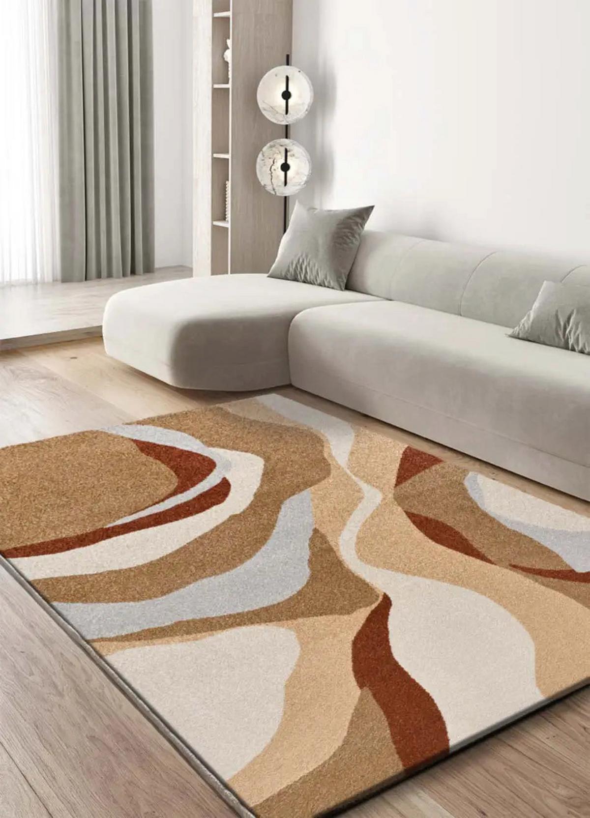KURZFLORTEPPICH Beige / Kupfer Astra 160/230 cm - Beige/Kupferfarben, Textil (160/230cm) - Atticgo