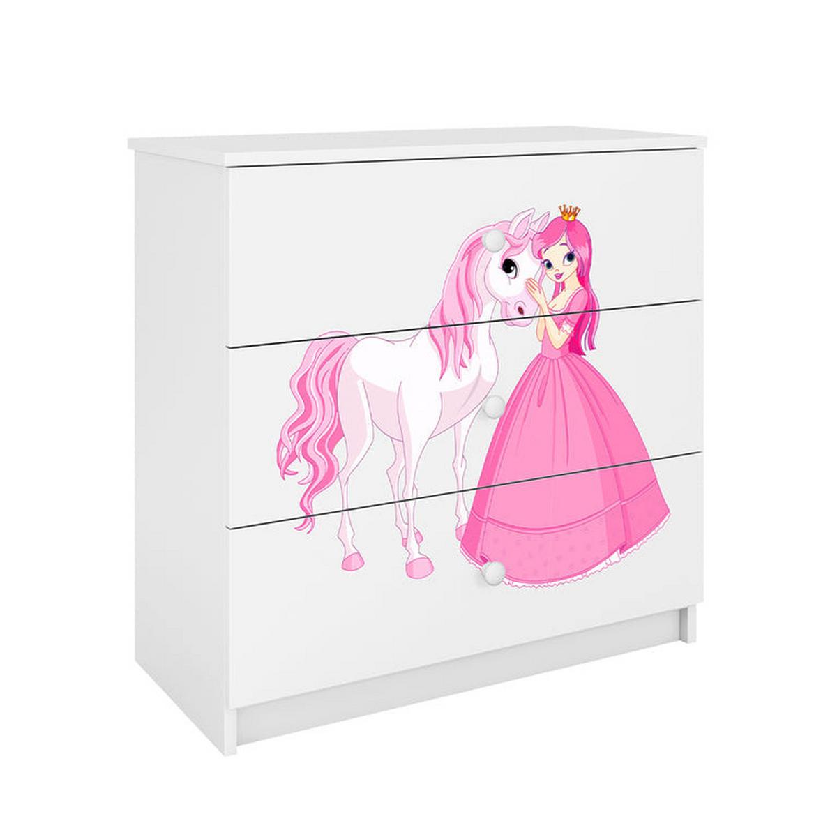 WICKELKOMMODE Weiß - Weiß, Holzwerkstoff (81/80/41cm) - Petits-meubles