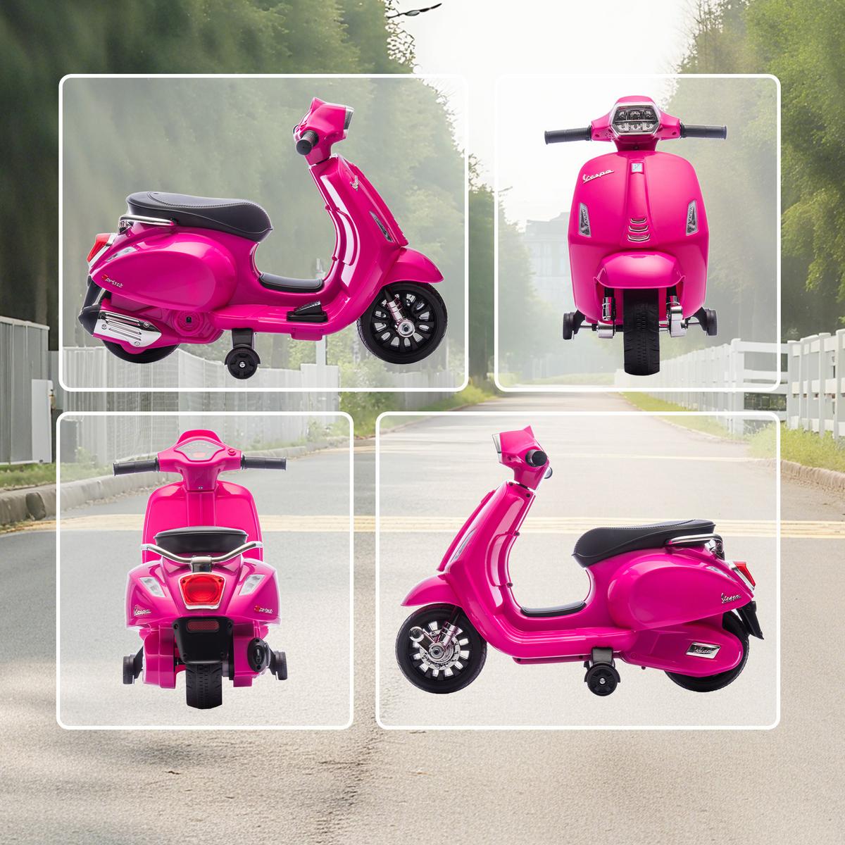 ELEKTROMOTORRAD Kunststoff Metall Rosa - Rosa, Kunststoff (71/37/52cm) - AIYAPLAY