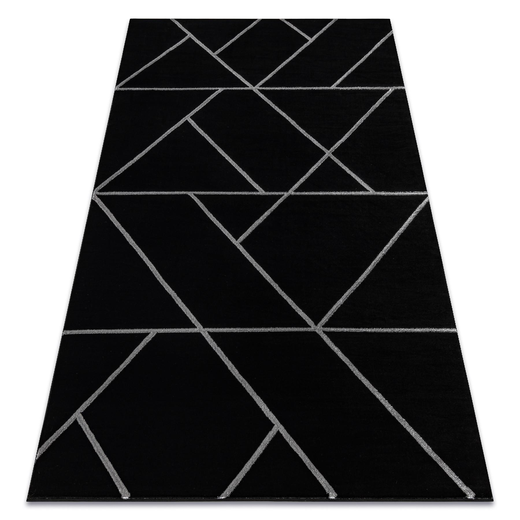 TEPPICH Emerald 180/270 cm - Schwarz, Textil (180/270cm) - rugsX