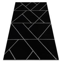 TEPPICH Emerald 140/190 cm - Schwarz, Textil (140/190cm) - rugsX
