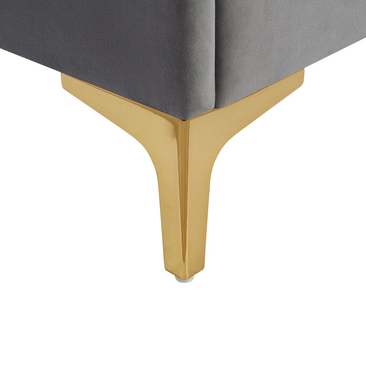 DOPPELBETT 140/200cm Grau Limoux - Grau, Textil (140/200cm) - Beliani