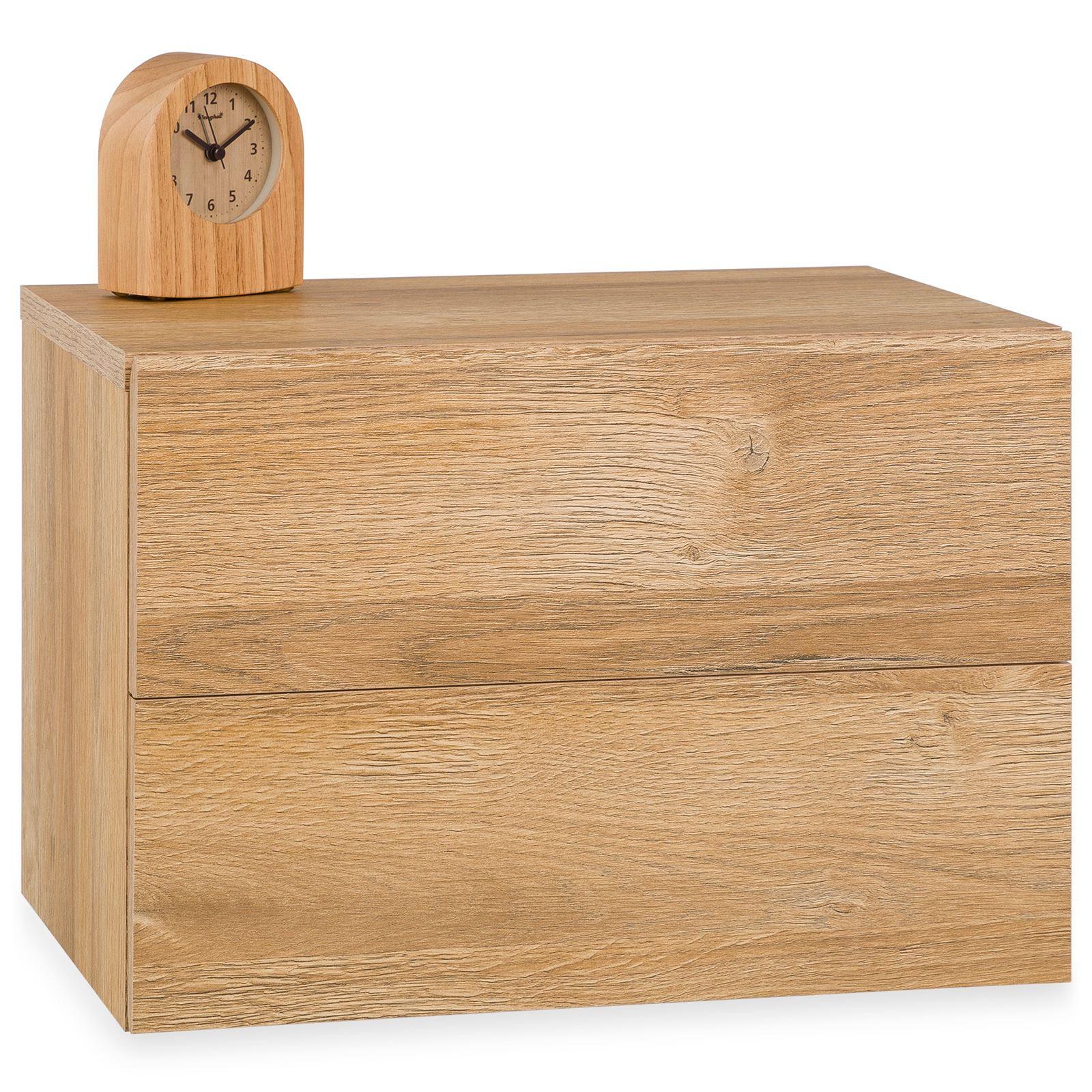 HÄNGENDER NACHTTISCH ANNI - Wildeiche, Holzwerkstoff (42/29/30cm) - CARO-Möbel