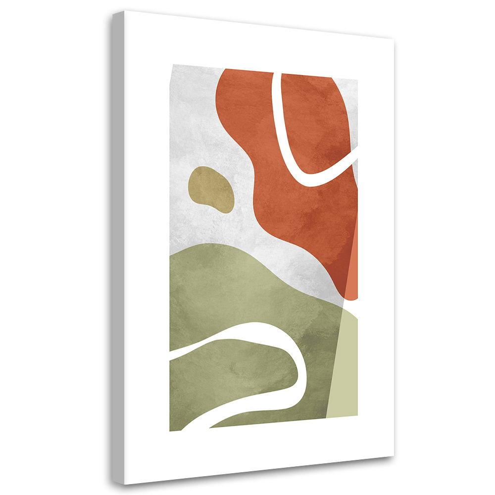 KUNSTDRUCK Grün 60/90 cm - Grün, Textil (60/90cm) - KUNSTLOFT