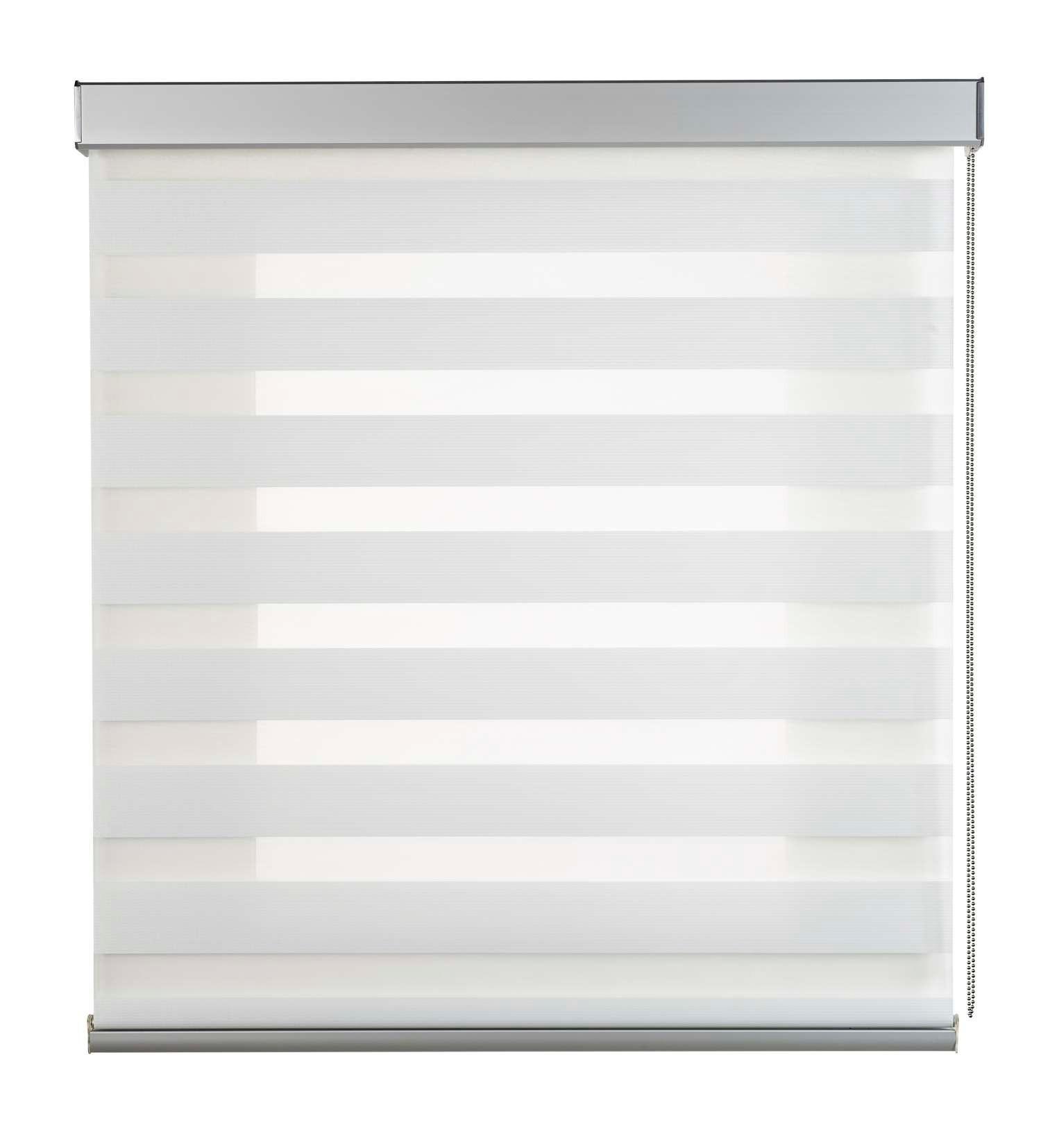 DOPPELROLLO Weiß 160x250 cm - Weiß, Kunststoff (160/250cm) - STORESDECO