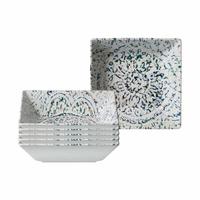 SERVIERSCHALEN Luigi bunt 17 x 17 cm 6er Set - Multicolor, Keramik (17/17/5cm) - Ritzenhoff Breker