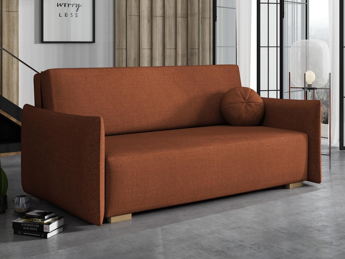 SCHLAFSOFA Viva Glov IV - Bronzefarben/Naturfarben, Holz/Textil (174/85/98cm) - MIRJAN24