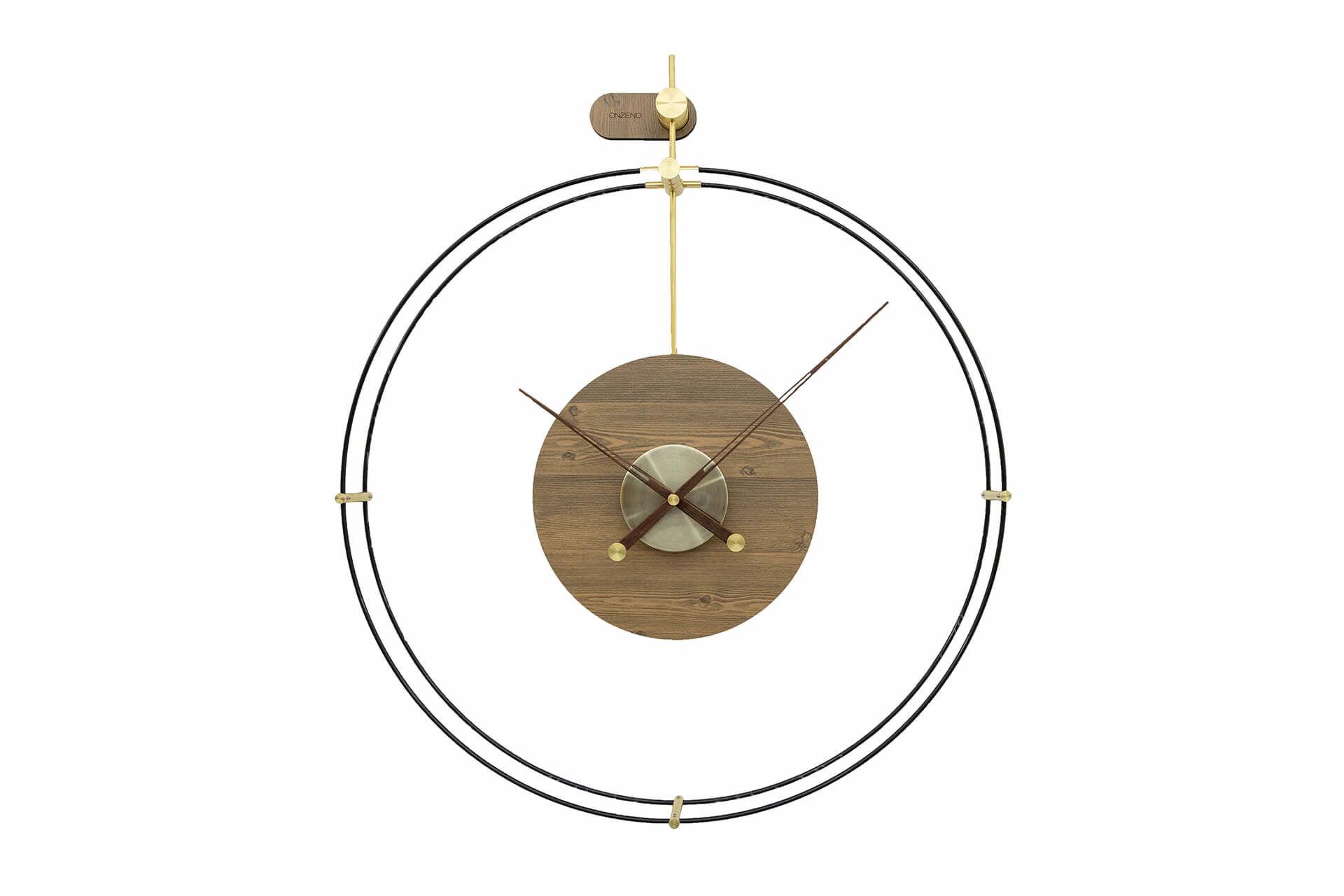 WANDUHR Design 60/60 cm - Braun, Holzwerkstoff (2.47/60/3cm) - ONZENO
