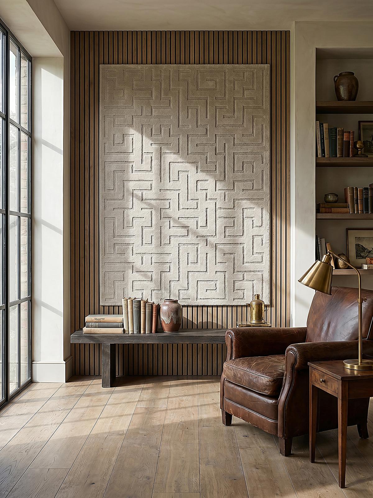 KURZFLORTEPPICH Geometrisch MUOTA Polypropylen Beige 120 x 160 cm - Beige, Textil (120/160cm) - KADIMA DESIGN