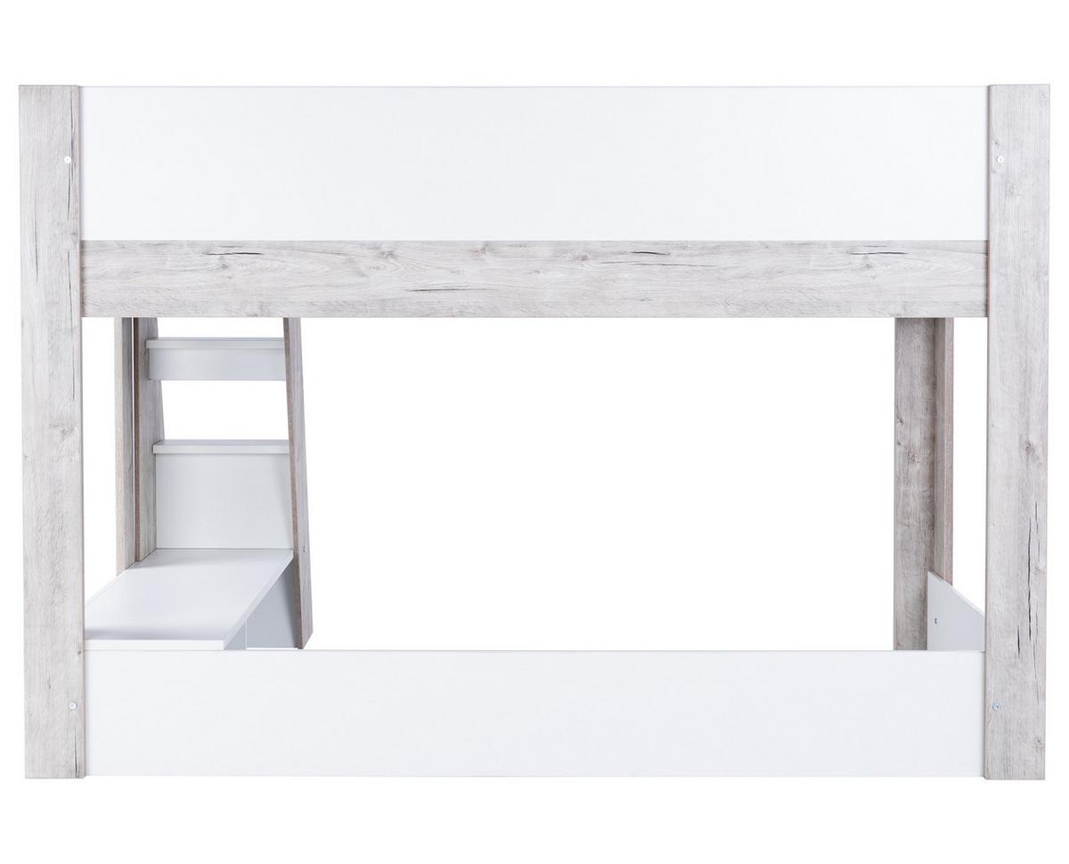 HOCHBETT Bente 90 x 200 cm - Eichefarben/Weiß, Holzwerkstoff (90/200cm) - arthur berndt