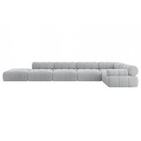 ECKSOFA modulares Sofa Felto-L3 - 475x190x70 cm Grau Cord - Grau, Holzwerkstoff/Textil (475/190cm) - ALTDECOR