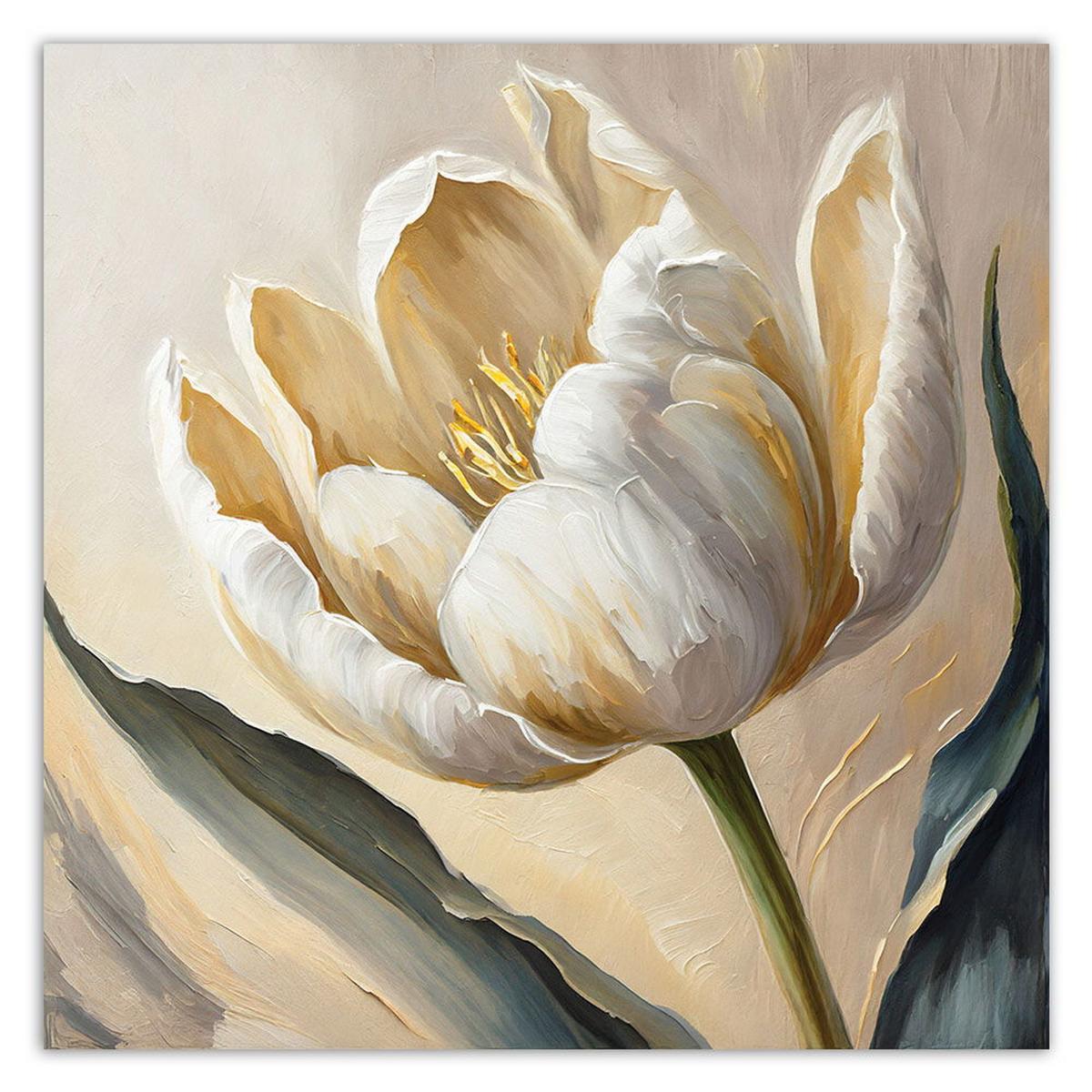 KUNSTDRUCK Gold 50/50 cm - Goldfarben, Textil (50/50cm) - KUNSTLOFT