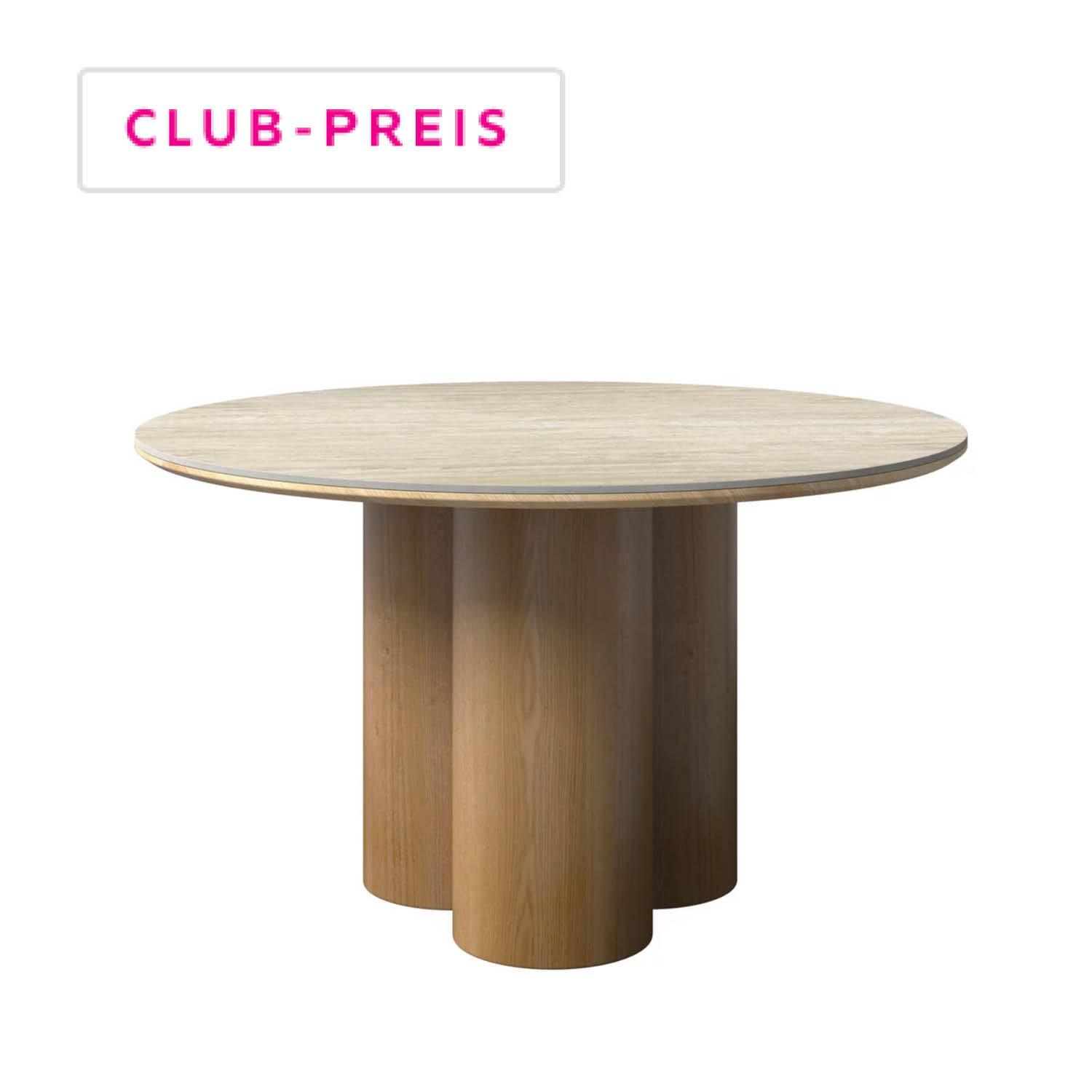 Runder Esstisch mit Club-Preis Eyecatcher