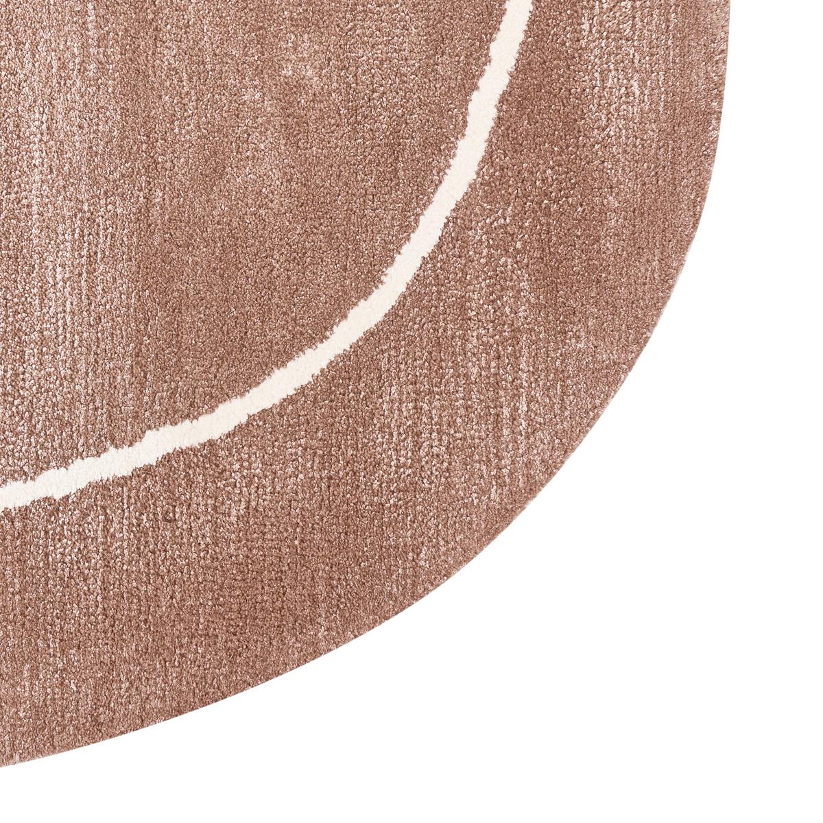 TEPPICH Braun 160/230 cm Viskose Dera - Braun, Textil (160/230cm) - Beliani